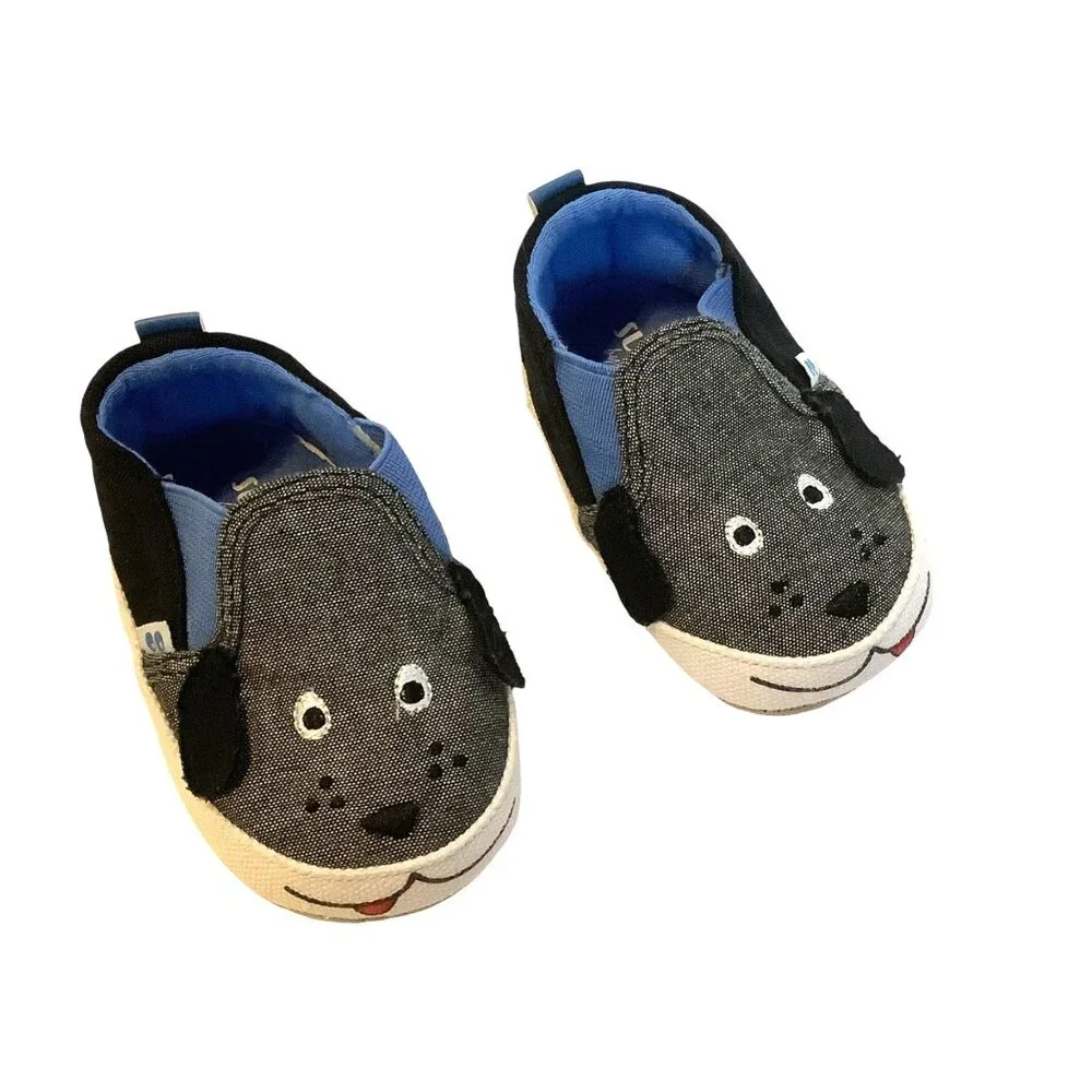 Babys Surprize By Stride Rite My Dog Fred Slip-On Shoes 0-6 Months